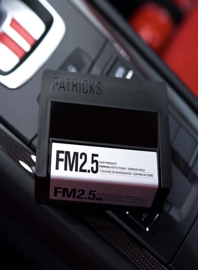 PATRICKS | FM2.5 Matte Pomade for Men's Hair | Medium - High Hold Styling Product | Thickening Paste | Travel Friendly | Sulfate Free | Water Resistant | 75g - Image 5