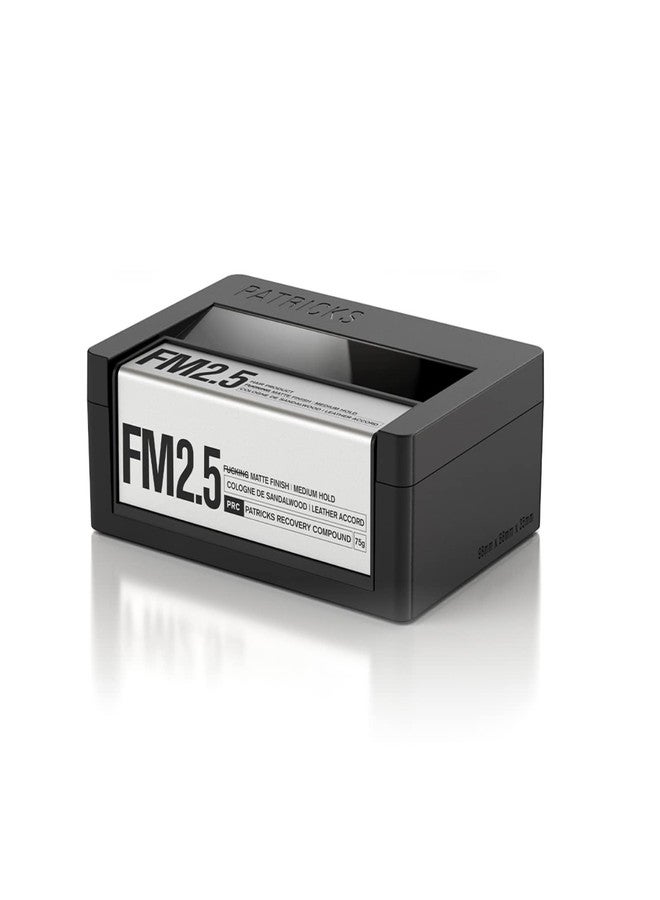 PATRICKS | FM2.5 Matte Pomade for Men's Hair | Medium - High Hold Styling Product | Thickening Paste | Travel Friendly | Sulfate Free | Water Resistant | 75g - Image 2