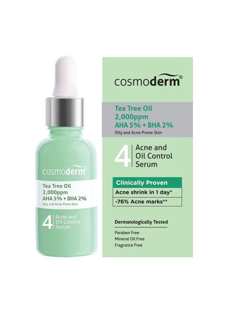 كوزموديرم سيروم كوزموديرم للتحكم في الزيوت بزيت شجرة الشاي 30 مل - Image 1