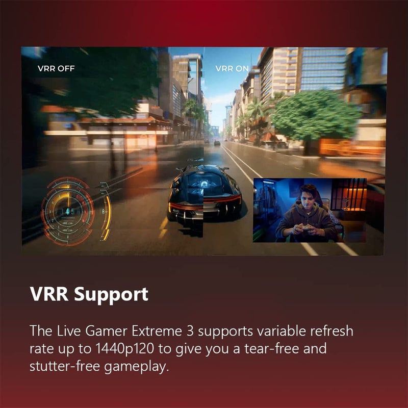 AVerMedia 4K Capture Card for Streaming,1440p120 Video Capture Device for PS5/Pro, Xbox Series X/S, Nintendo Switch, PC, compatible with Twitch, OBS, Windows, Mac - GC551G2 Live Gamer Extreme 3 - Image 4