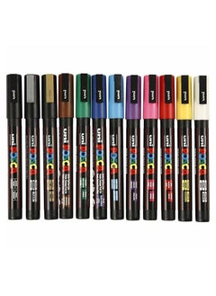 POSCA Paint Marker Pen - PC-3M Extra Fine 0.9-1.3 mm, 16 Colors, Bulled Shaped  - Image 3