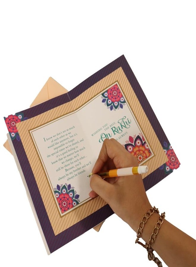 ARCHIES Rakhi Collection For Rakshabandhan | Rakhi For Brother | Rakhi for Bhaiya and Bhabhi | Rakhi Combo Gift Hamper (RAKHI COMBO -219) - Image 2