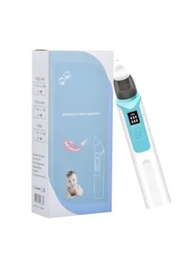Electric Nasal Aspirator for Children – 6 Suction Levels with Display Screen | Rechargeable Nasal Cleaner | Effective Relief from Nasal Congestion for Children and Adults | Mucus Extractor/Nasal Aspirator for Adults (Blue) - Image 1