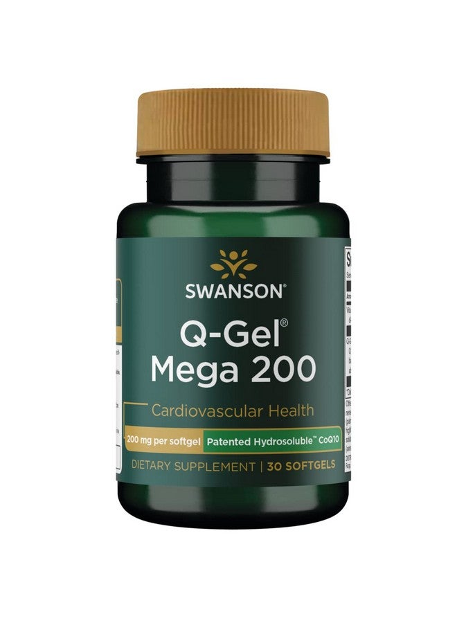 SWANSON Qgel Mega 200 200 Milligrams 30 Sgels - Image 2