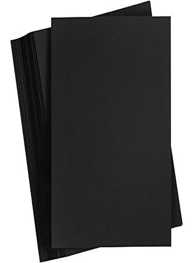 LRS Black Pastel Sheet - A4 Size - 250 GSM Thick - Pure Black - Pack of 50 Sheets - Image 1