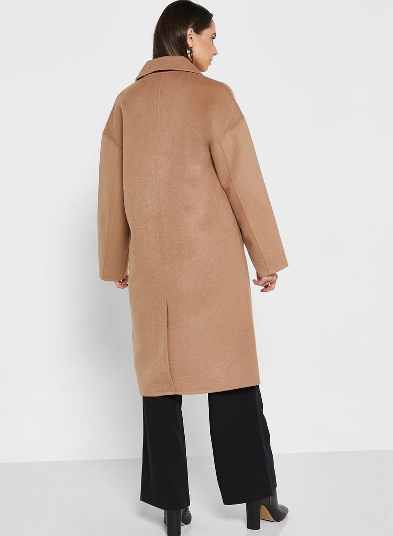 Double Breasted Longline Coat