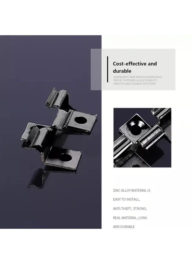 100 قطعة 7 مللي مشابك أرضيات من الفولاذ المقاوم للصدأ WPC ملحقات مثبتات معدنية - Image 3