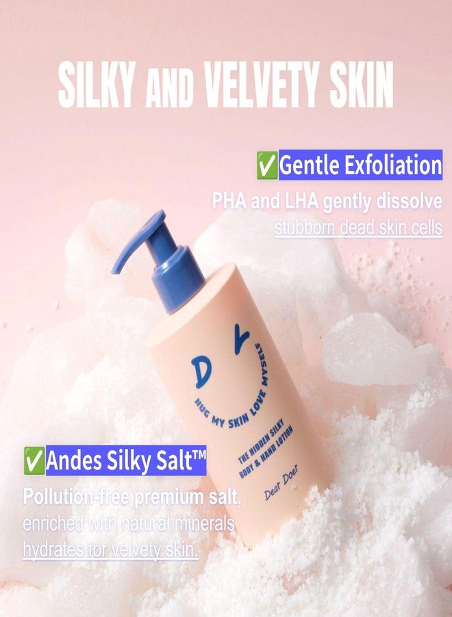 Dear Doer] The Hidden Silky Body & Hand Lotion | Vegan | 10.14 fl.oz - pH-Balanced, Non-Sticky Lotion, No Added Silicone, for Velvety Skin - Image 3