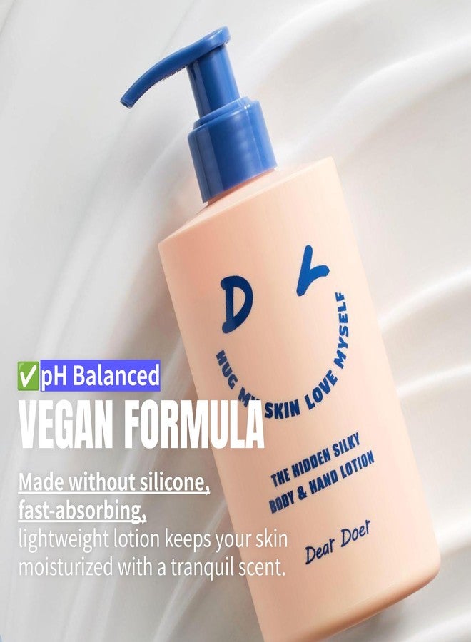 Dear Doer] The Hidden Silky Body & Hand Lotion | Vegan | 10.14 fl.oz - pH-Balanced, Non-Sticky Lotion, No Added Silicone, for Velvety Skin - Image 2