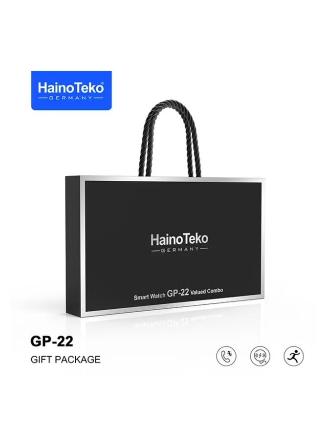 Haino Teko Germany Smart Watch Gift Box with Sunglasses, Belt and Neckband for Men and Boys GP-22