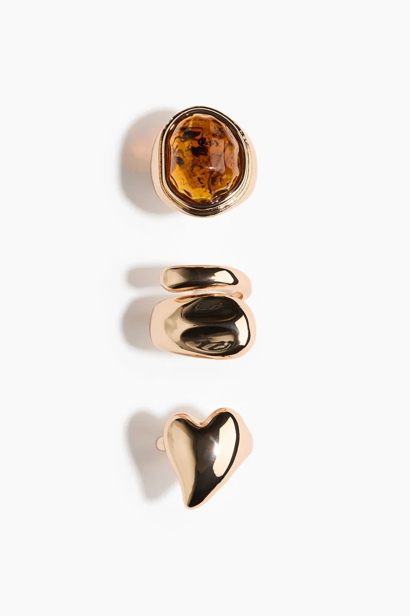 H&M 3-pack rings