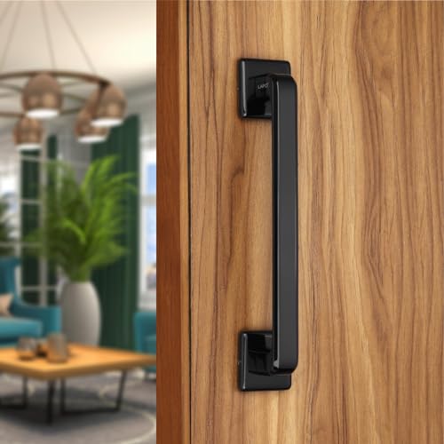 LAPO Cool Door Handles for Main Door | Main Door Handle | Door Handle | Zinc Alloy(10 inches- Pack of 1) Black Finish | 3 Years Warranty, Pull Handle - Image 1