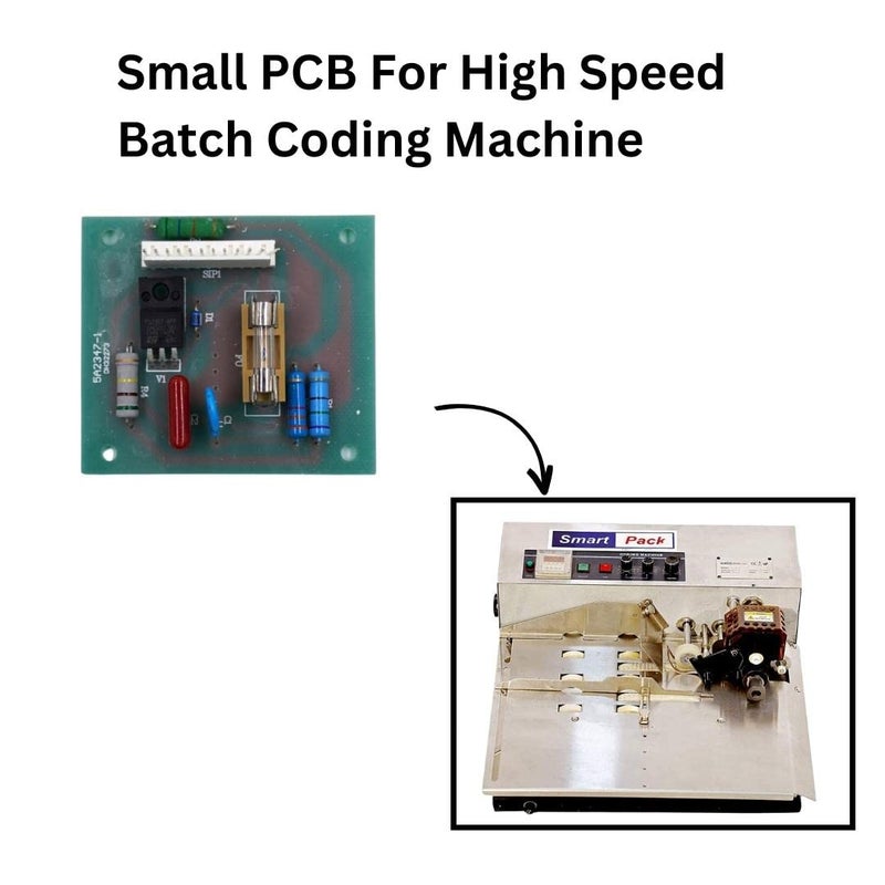 Smartpack PCB for Stamping of High-Speed Batch Coding Machine’s Spare Parts | Industrial Coding Machine PCB | Coding Machine Accessories, Control Board | Pack of 1, Size - Small - Image 3