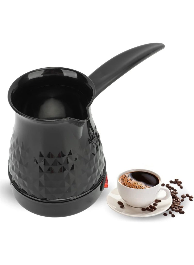 Electric Turkish Coffee Pot with 350W Heating Element & 5 Cups Capacity - Quick-Brewing Coffee Maker with Ergonomic Handle & Long Cable - Image 1