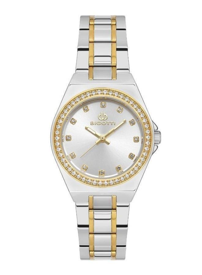 Bigotti - Quotidiano Women Watch | Stainless SteelBrass Case | Analog | Round Dial | Mineral Glass | Japanese Quartz | Water Resistant 30 Meters - Image 1