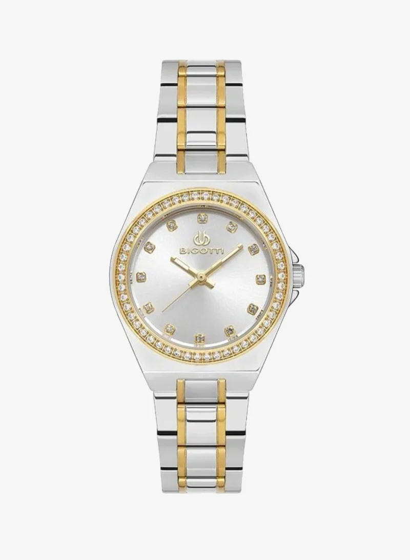 BIGOTTI Bigotti - Quotidiano Women Watch | Stainless SteelBrass Case | Analog | Round Dial | Mineral Glass | Japanese Quartz | Water Resistant 30 Meters