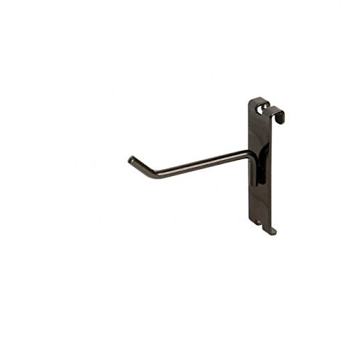 NAHANCO GWH4B 4 Black Gridwall Peg Hooks Pack of 12