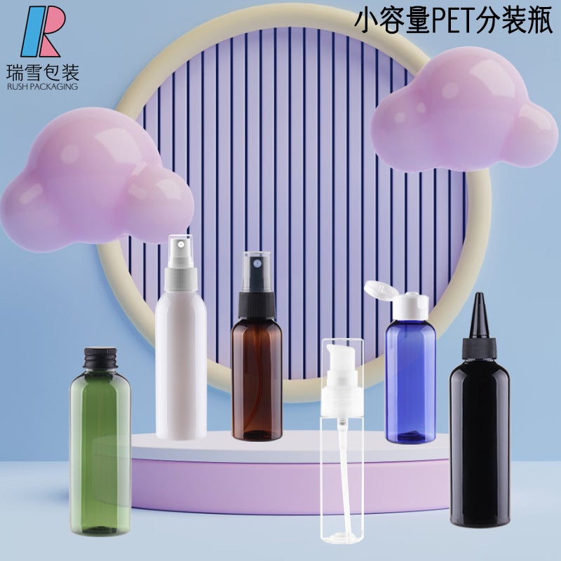 30Ml-100Ml Pet Plastic Spray Bottle, Cosmetic Lotion Refill Bottle, Small Capacity Portable Beauty Bottle - Image 2