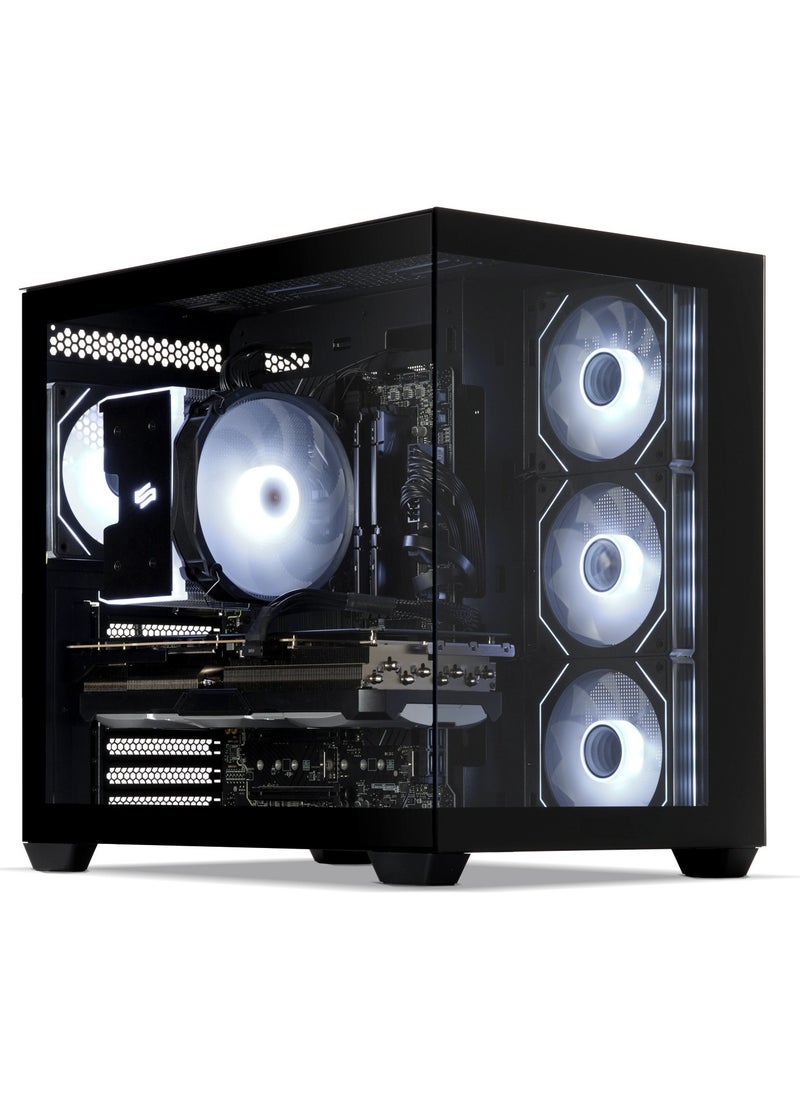 NANOTECH Voltage Strike Gaming PC - AMD Ryzen 7 7800X3D AM5 Processor, 8 Cores & 16 Threads, DDR5 32GB (2*16) Ram, AMD Radeon RX 9070 16GB Graphics Card, 2TB Gen4.0*4 NVMe M.2 SSD, 3 Fan AIO Liquid Cooler, 750W 80 Plus Power Supply, Windows 11 Pro | Wi-Fi  - Image 1