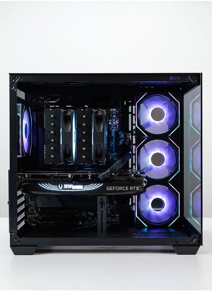 NANOTECH Voltage Strike Gaming PC - AMD Ryzen 7 7800X3D AM5 Processor, 8 Cores & 16 Threads, DDR5 32GB (2*16) Ram, AMD Radeon RX 9070 16GB Graphics Card, 2TB Gen4.0*4 NVMe M.2 SSD, 3 Fan AIO Liquid Cooler, 750W 80 Plus Power Supply, Windows 11 Pro | Wi-Fi  - Image 2