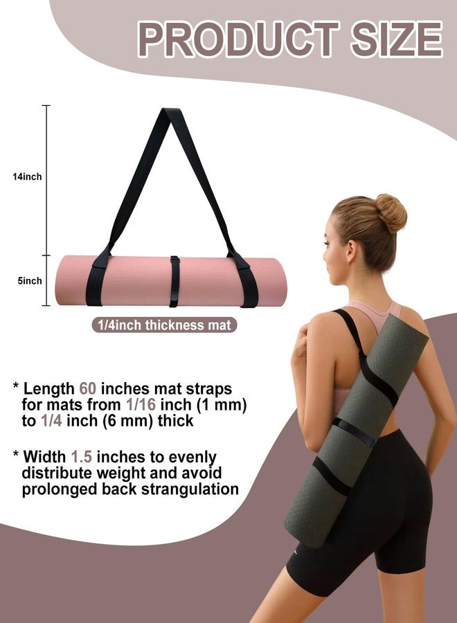 Fyroxx Yoga Mat Carrier, Premium Yoga Strap for Carrying Yoga Mats with Adjustable Hook and Loop Strap, Suitable for Carrying Most Sizes of Yoga Mats, Free Your Hands, Soft and Durable - Image 5