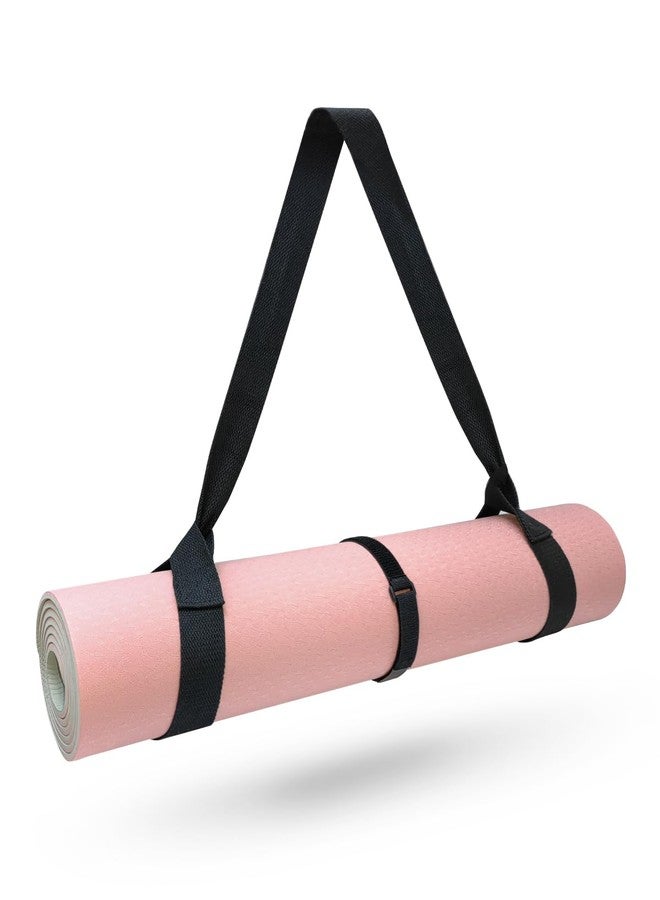 Fyroxx Yoga Mat Carrier, Premium Yoga Strap for Carrying Yoga Mats with Adjustable Hook and Loop Strap, Suitable for Carrying Most Sizes of Yoga Mats, Free Your Hands, Soft and Durable - Image 1