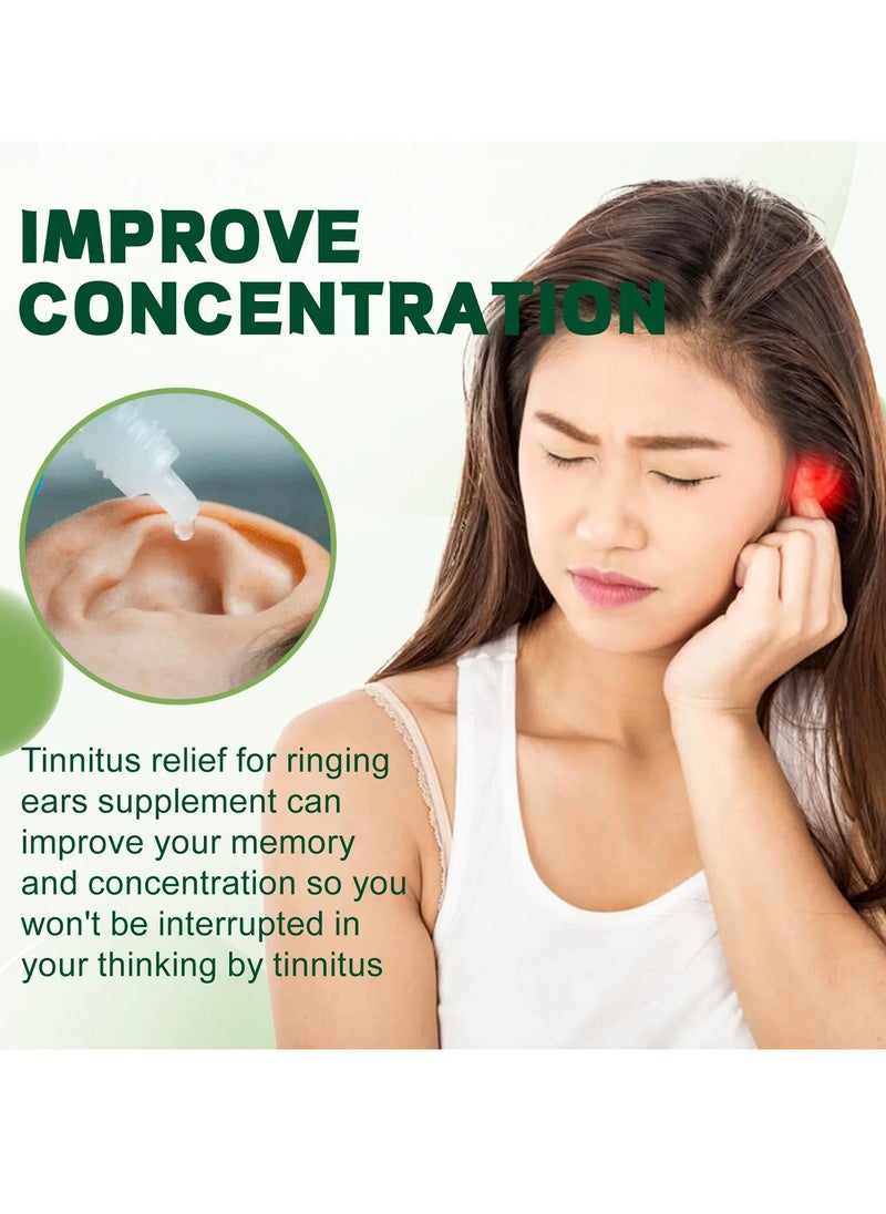 SOUTH MOON Tinnitus Ear Drops, Pain Relief And Earache Drops, Portable Ear Ringing Soothing Drops, Fast And Effective Tinnitus Relief Drops, Ear Oil Drops For Ear Ache Ringing Ears Ear Care  - Image 2