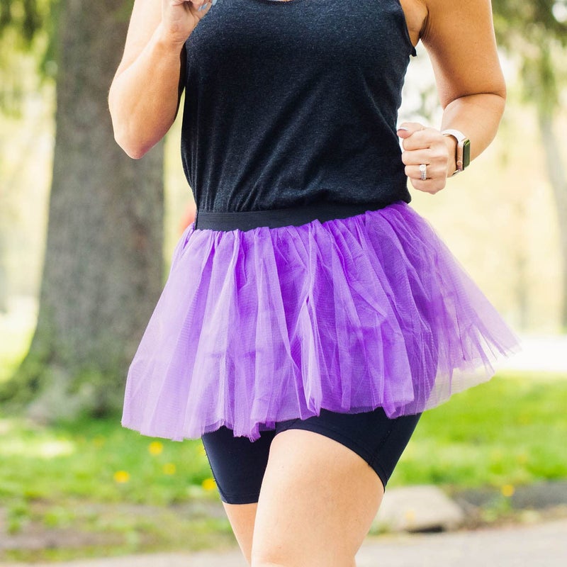 Gone For a Run توتو الجري من غون فور أ رن | تنانير توتو للنساء | توتو للبالغات بألوان متعددة | تنانير جري | توتو بنفسجي نيون - Image 4