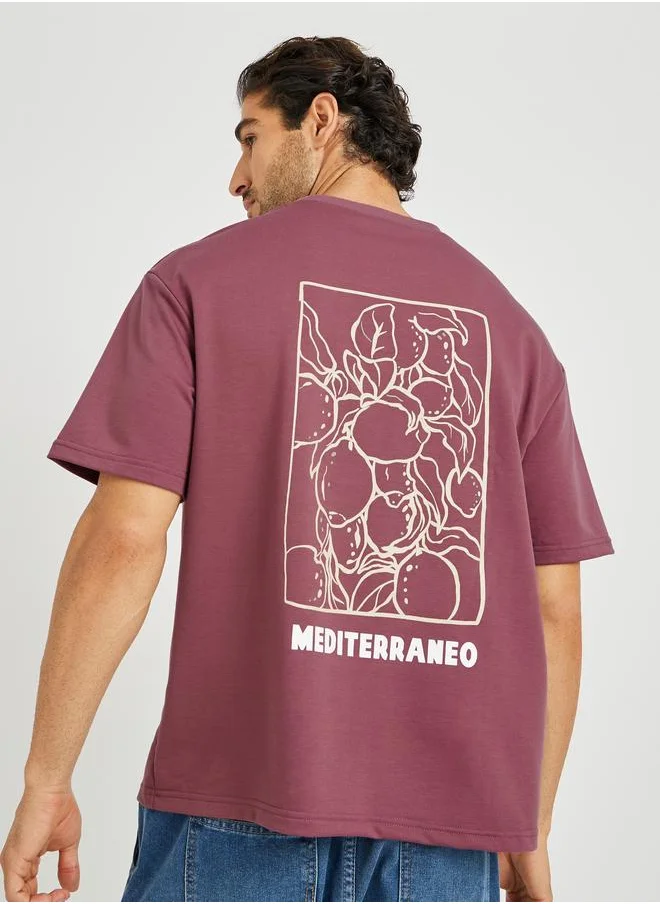 Styli Styli Men Holiday Graphic Print Oversized T-Shirt
