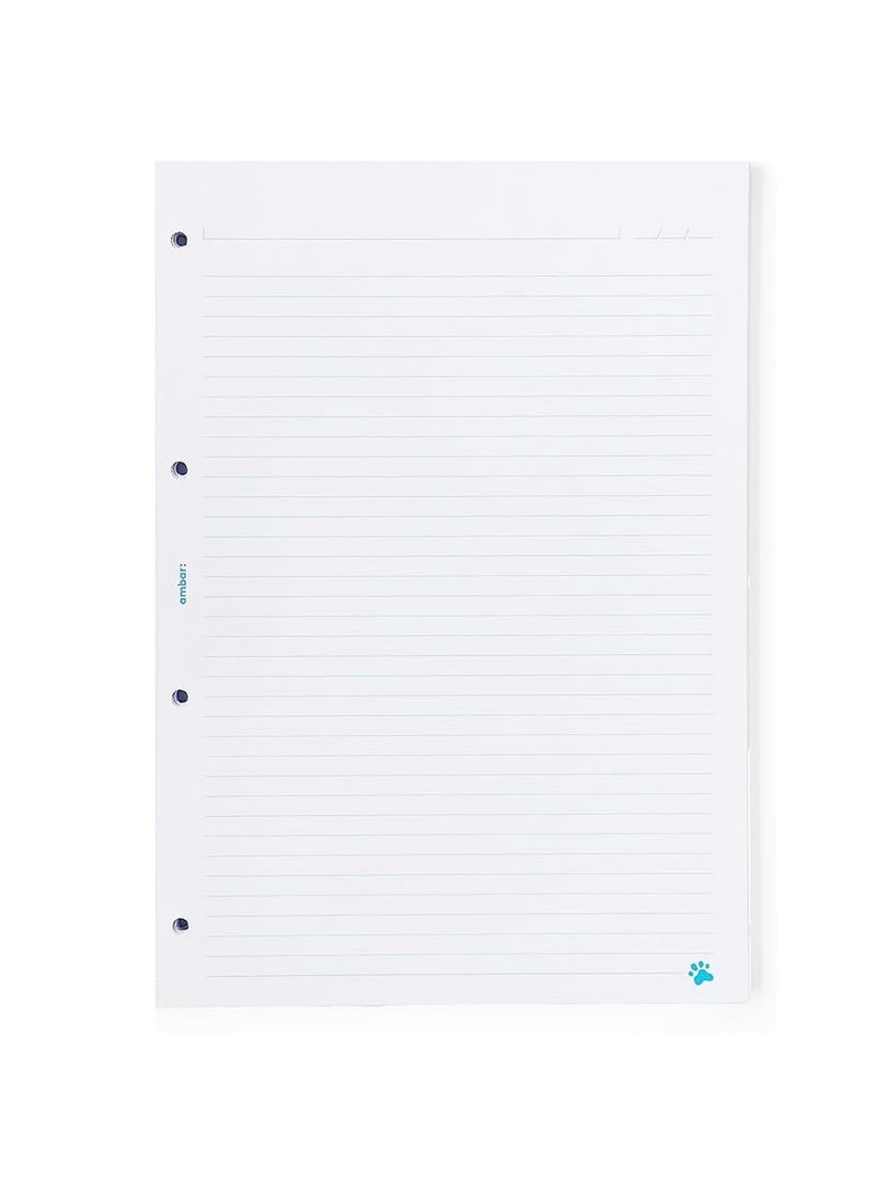Ambar 1-Piece A4 Size Hard Cover Spiral Notebook Suger And Spice Design Assorted Colours - Image 3