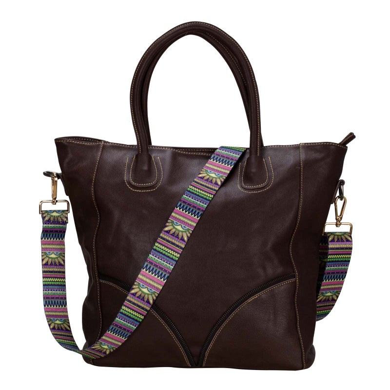 ZANQANO Crossbody Strap for Purses Replacement Adjustable Guitar Multicolor Style Handbag Straps (Boho Multicolor) - Image 3