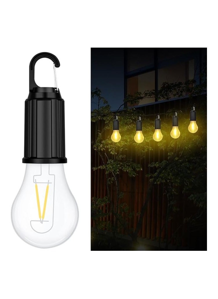 Generic Camping Lamp, LED Portable Tent Lamp, 3 Brightness Levels, Dimmable, Rechargeable Searchlight with Hook, Waterproof Emergency Light for Power Outage, Hiking, Emergency etc. [Pack of 1]  - Image 1