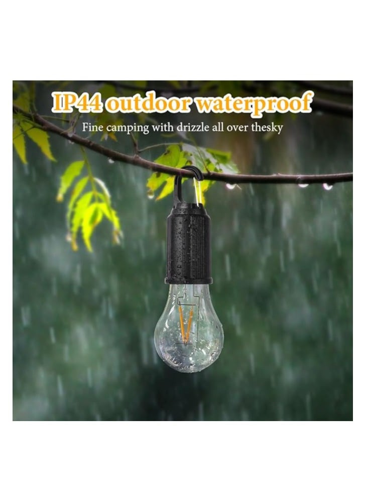 Generic Camping Lamp, LED Portable Tent Lamp, 3 Brightness Levels, Dimmable, Rechargeable Searchlight with Hook, Waterproof Emergency Light for Power Outage, Hiking, Emergency etc. [Pack of 1]  - Image 5