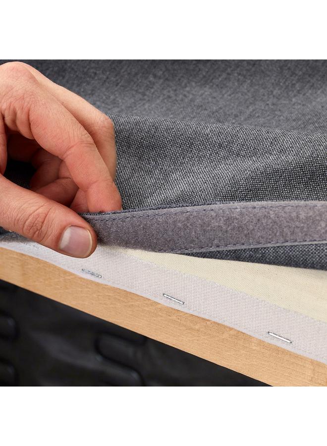 Zaboon Cover for 2-seat sofa, Vissle grey - Image 3