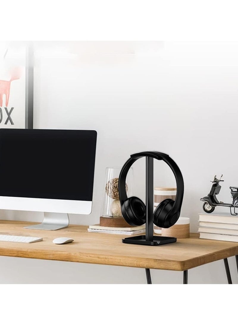 Headphone Stand, Desktop Headphone Stand, Gaming Headset Stand with Non-slip Silicone, Versatile Headphone Holder Fits All Headphones - Image 4