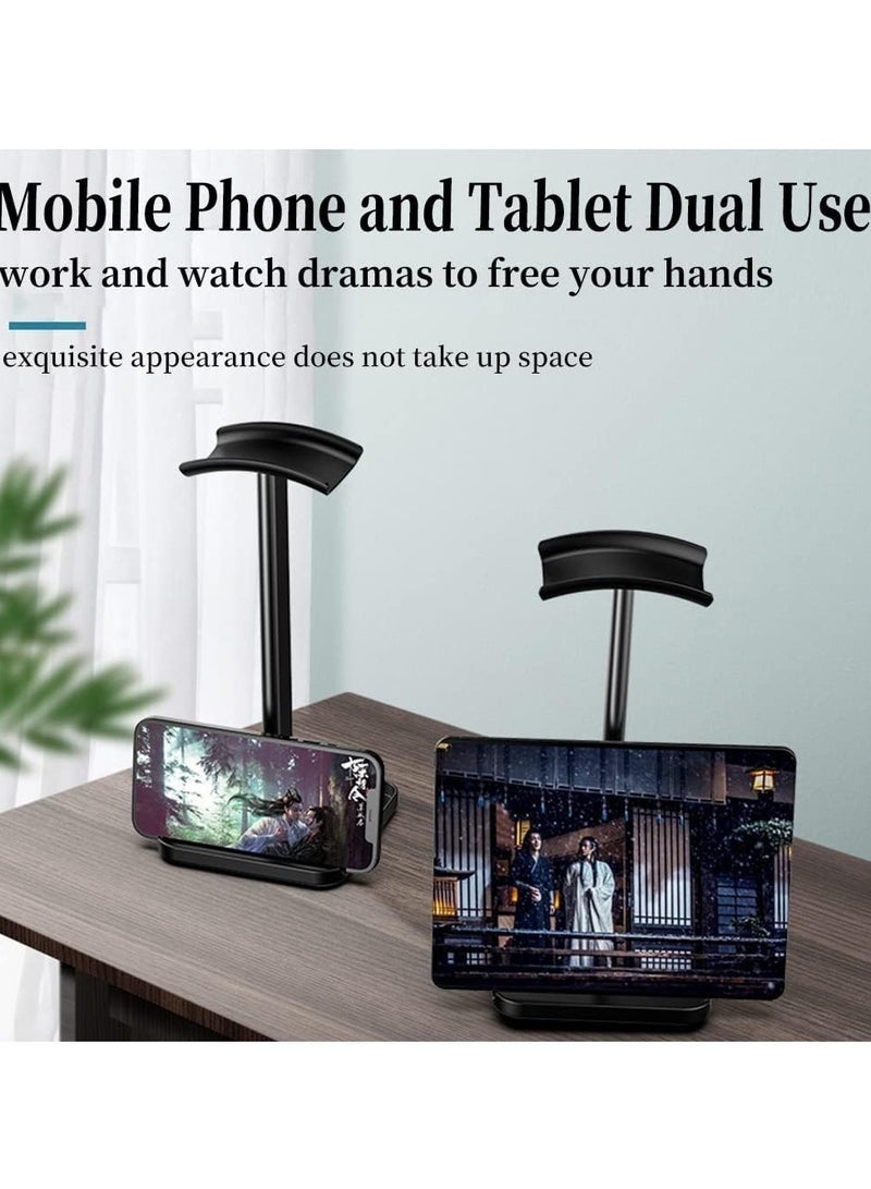 Headphone Stand, Desktop Headphone Stand, Gaming Headset Stand with Non-slip Silicone, Versatile Headphone Holder Fits All Headphones - Image 3