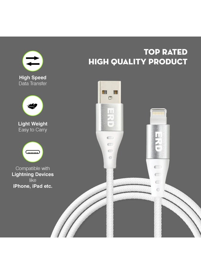 ERD MICRO USB TO LIGHTNING CABLE BRAIDED AND METAL CASING 25W - Image 4