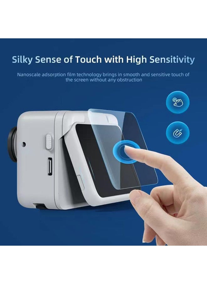 SJet - Silicone Protective Case Screen Protector for Insta360 GO3S GO 3S GO3 GO 3  Soft Rubber Bag Cover Protection LCD Lens Glass Anti-Scratch Screen Protective Cap Guard (black) - Image 1