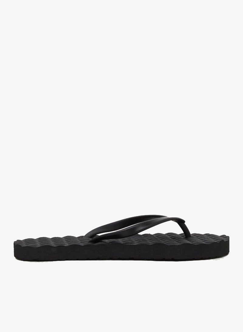 Styli Textured Thong Toe Flip Flops - Image 1