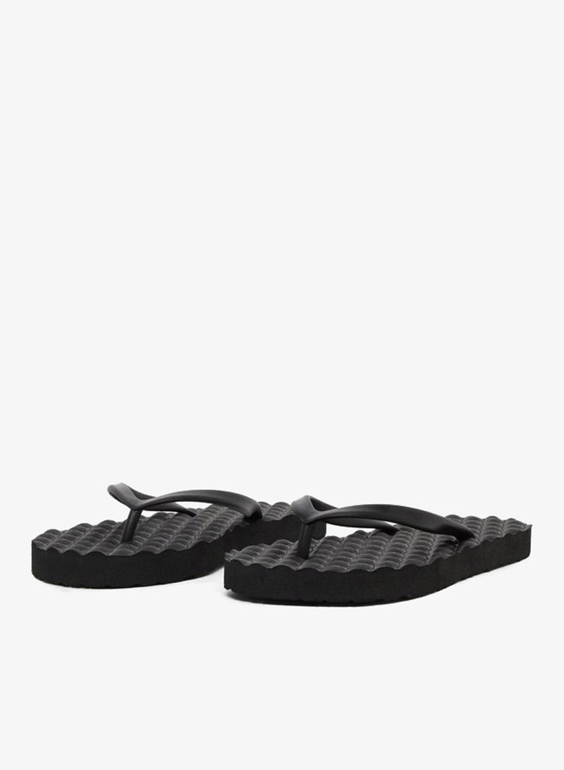 Styli Textured Thong Toe Flip Flops - Image 2