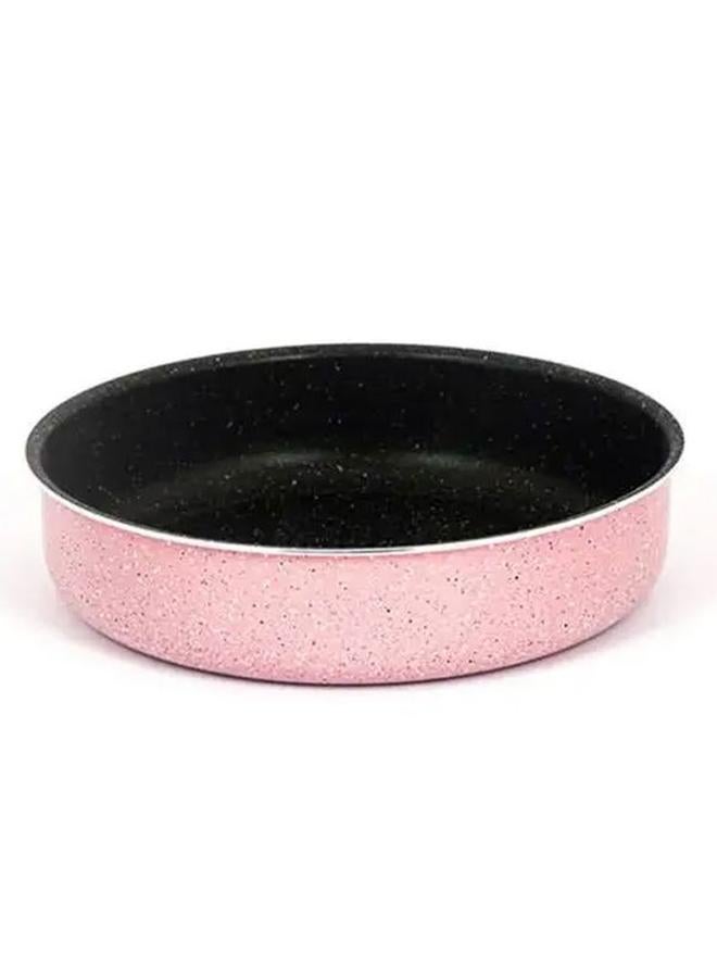 Rocky Granite Tray 30 Cm Round Pink