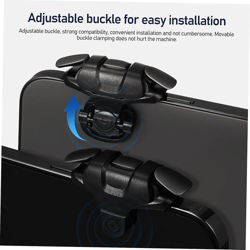 Mikikit 4 قطع أكمام إبهام متوسطة للألعاب، أكمام للأصابع لجهاز تحكم الألعاب المحمولة - Image 4