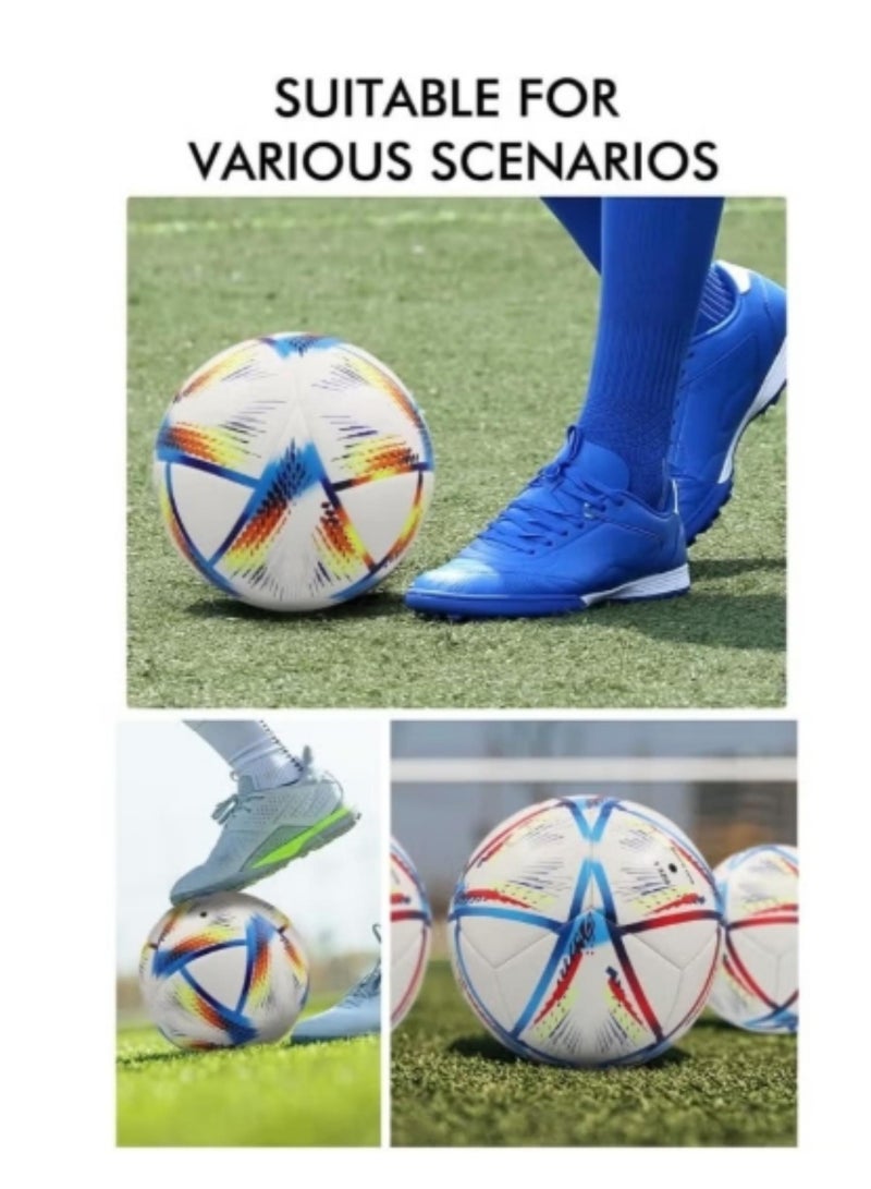 Generic 2022 Football Training soccer Ball Size 5 Best for Playing Indoor Outdoor With Gift - Image 4