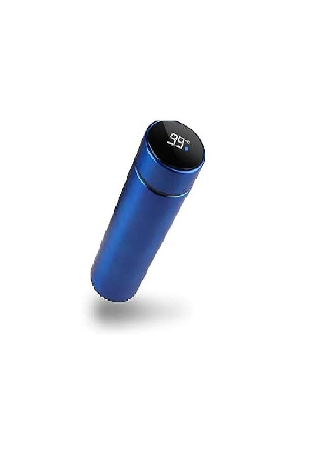 Generic - Smart Heat Digital LED Thermal Bottle, Vacuum Insulated Stainless Steel Water Bottle for Hot and Cold Drinks, Blue - Image 1