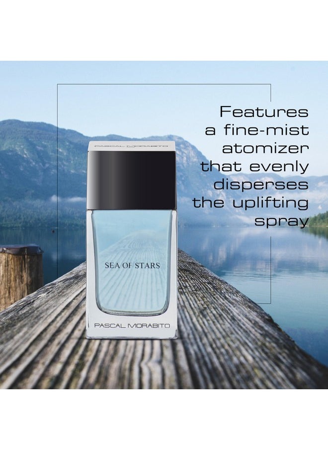 PASCAL MORABITO Pascal Morabito - Sea Of Stars - 3.4 Oz Eau De Toilette - Fragrance Mist For Men - Fruity Aromatic Scent - Cologne Spray With Rosemary, Bergamot, Geranium, Cedar Accords  - Image 3