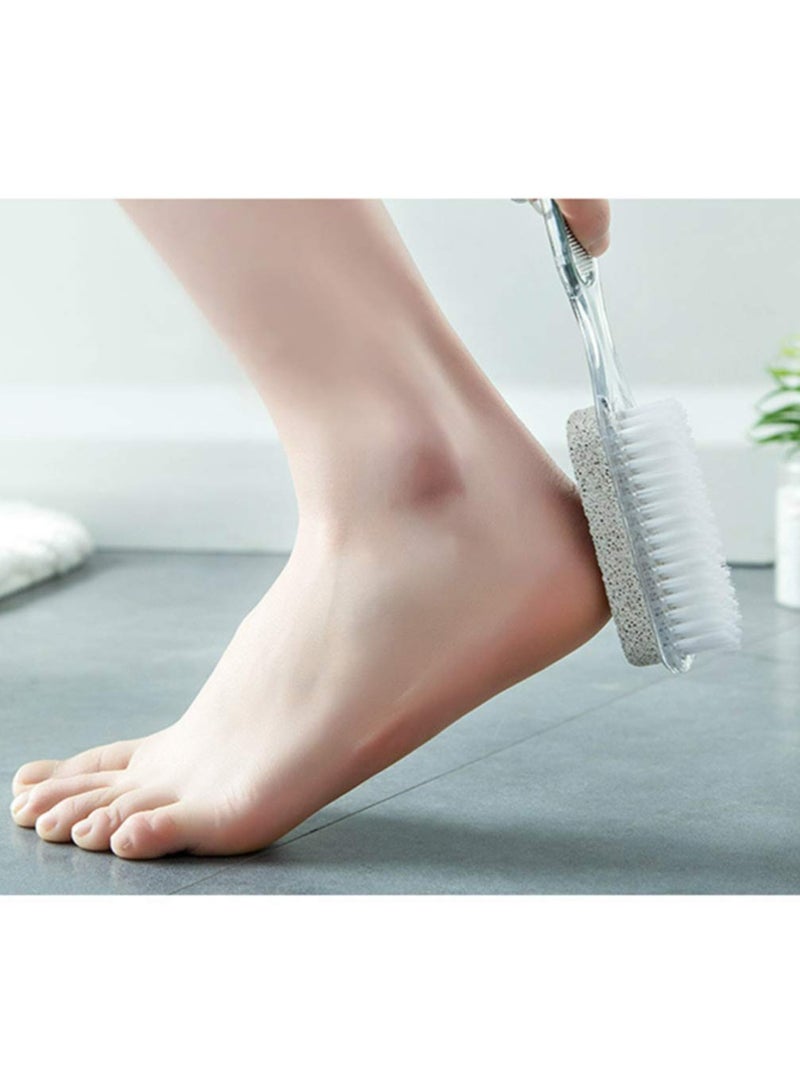 RollsTimi  4-In-1 Pumice Stone Double Sided Foot File Clear/Grey 22cm - Image 3