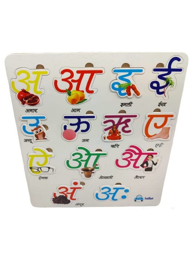 FunBlast Hindi Alphabet Learning Board- Hindi Consonant Puzzles Montessori Digital Board with Knob| Hindi Varnmala Learning Kit for Kids,Boys,Girls - Image 2