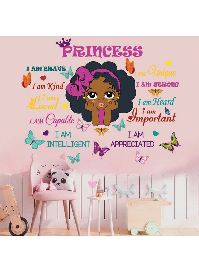 Casa Decor Black Girl Magic Inspirational Wall Quotes I Am Special Motivational Saying African American Wall Sticker for Nursery Baby Toddler Room Afro Kid Bedroom Playroom Wall Decoration Home Decor - Image 5