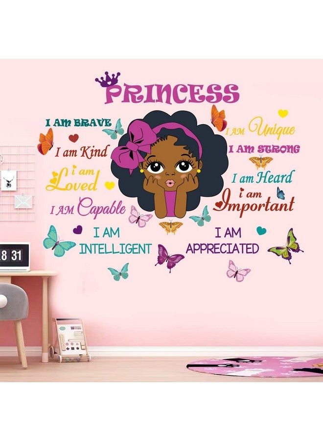 Casa Decor Black Girl Magic Inspirational Wall Quotes I Am Special Motivational Saying African American Wall Sticker for Nursery Baby Toddler Room Afro Kid Bedroom Playroom Wall Decoration Home Decor - Image 2