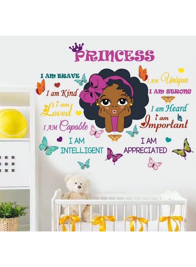 Casa Decor Black Girl Magic Inspirational Wall Quotes I Am Special Motivational Saying African American Wall Sticker for Nursery Baby Toddler Room Afro Kid Bedroom Playroom Wall Decoration Home Decor - Image 3